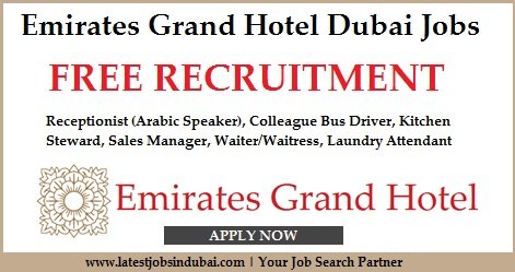 Emirates Grand Hotel Careers